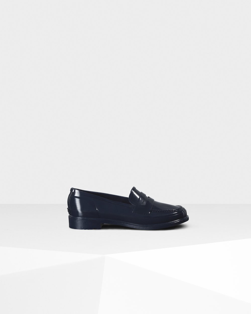 Hunter backless gloss penny on sale loafer